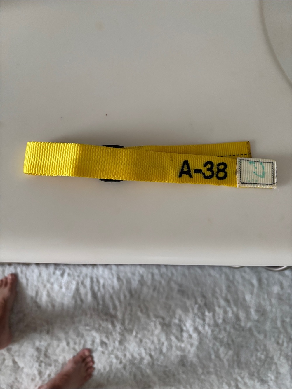 Yellow A-38 Fabric Strap